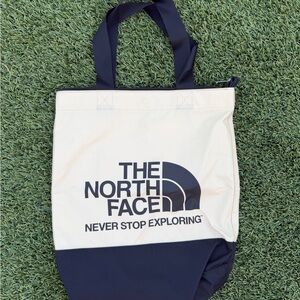The North Face Men's Black and White Tote Bag
